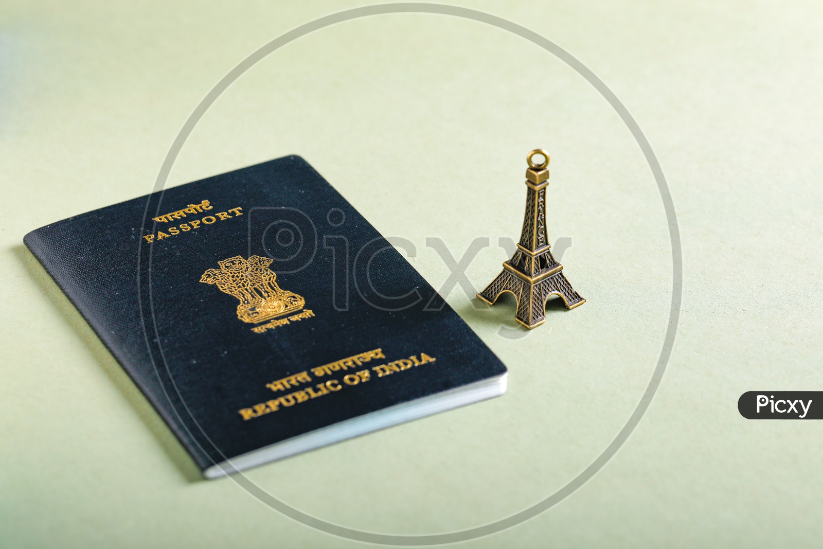 Travel Concept   Indian Passport On an isolated Background