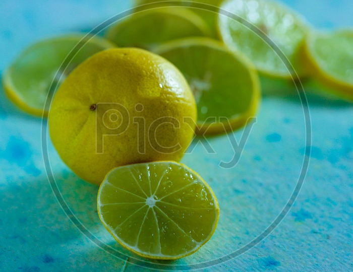 Lemon and Lemon Slices