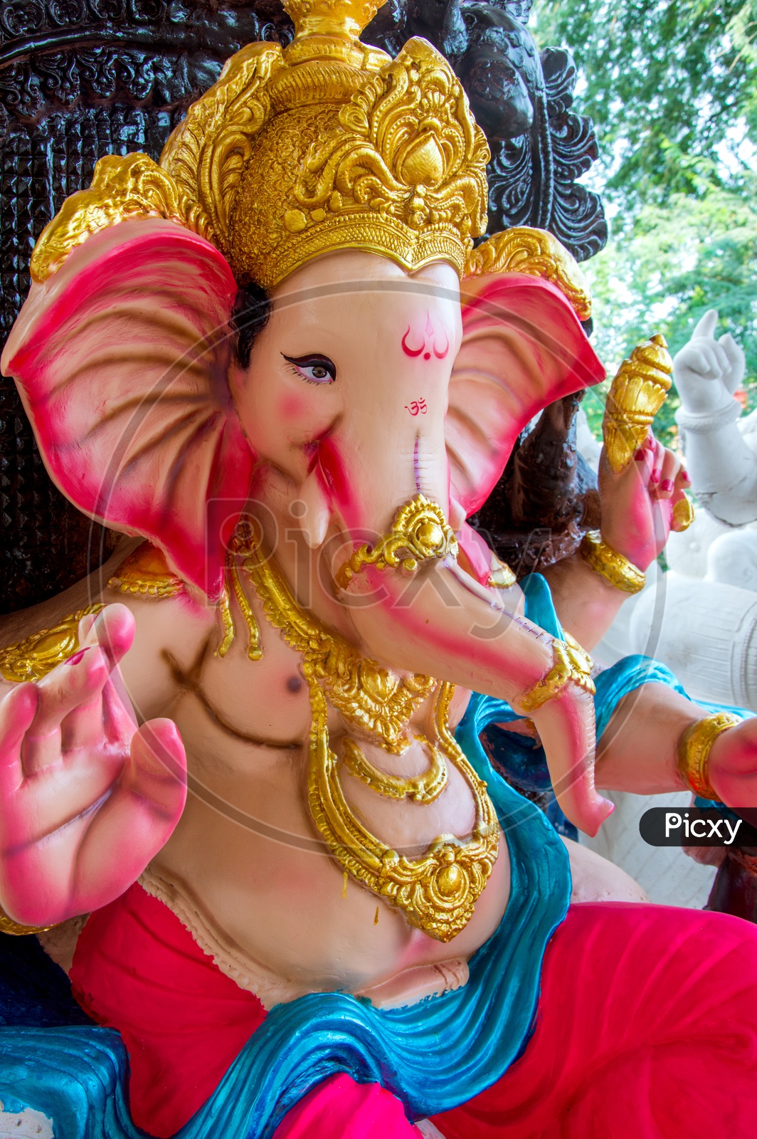 Ganesh idols Or Statues  At Workshops  For Ganesh Chathurdhi Or Vinayaka Chavithi  Festival