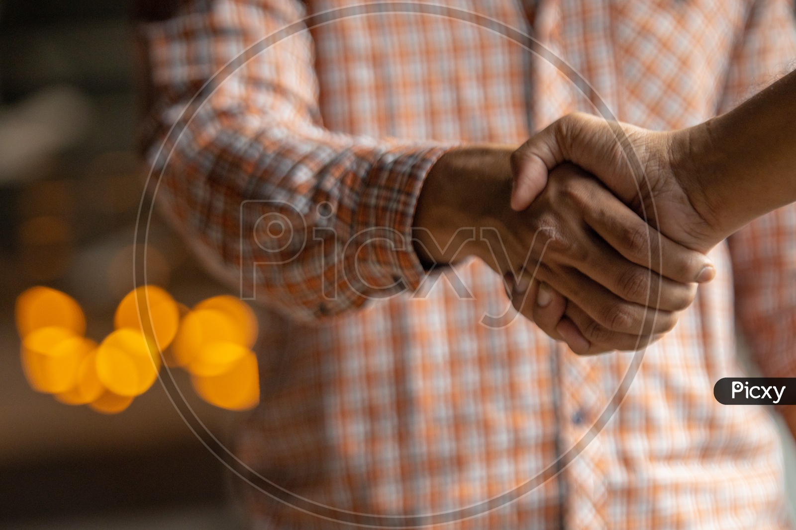 Men Shaking Hands  , Finishing Up meeting  Negotiation   Business