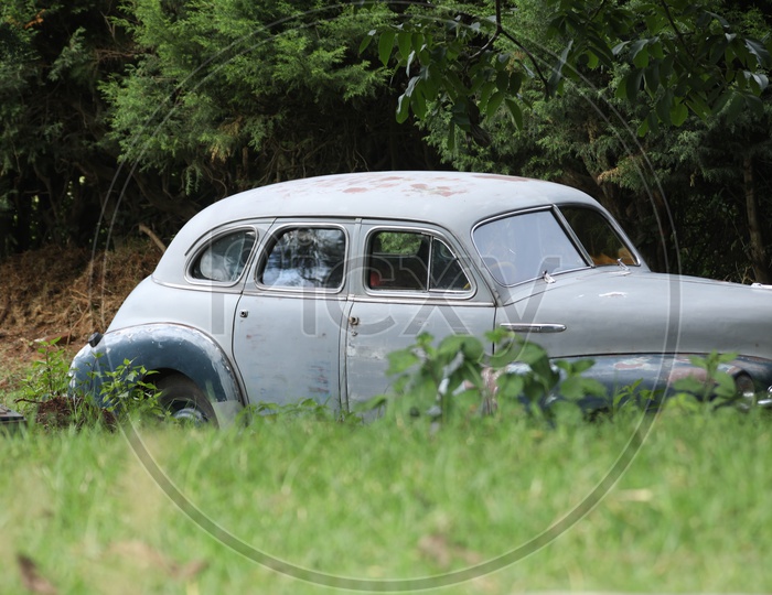 An Old Deceased Car or Scrap Car