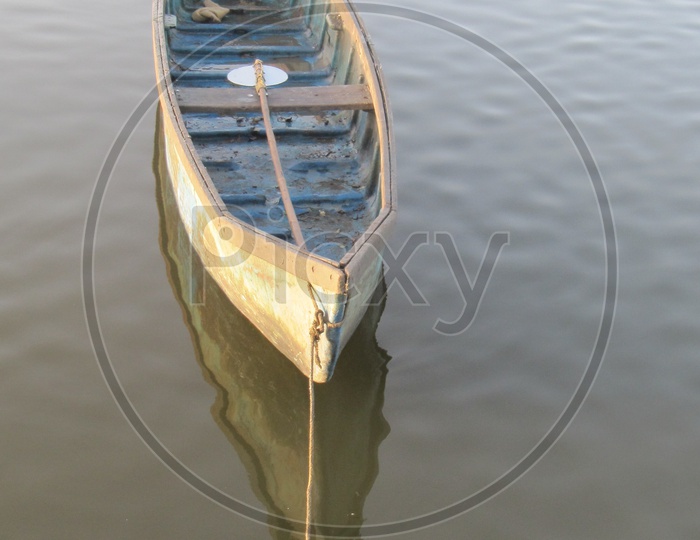 Boat and its Reflection