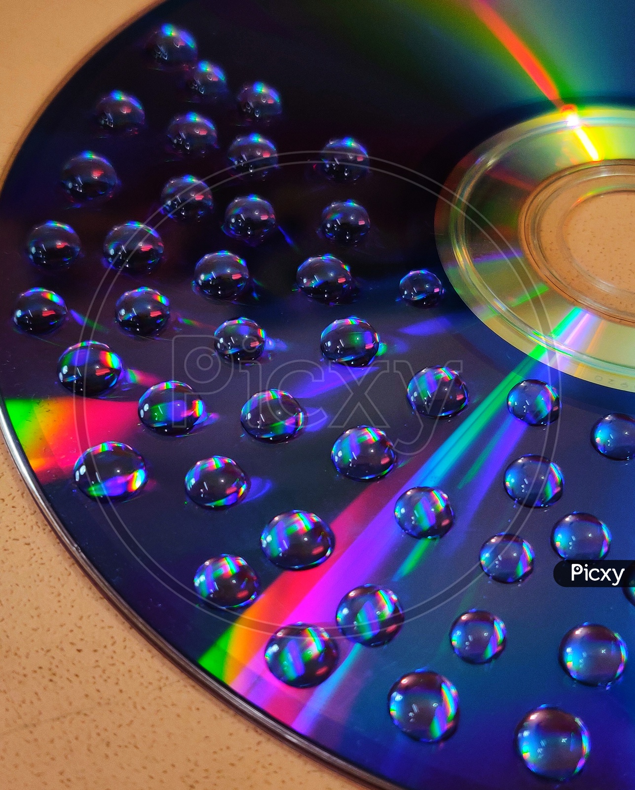 Water on the disc