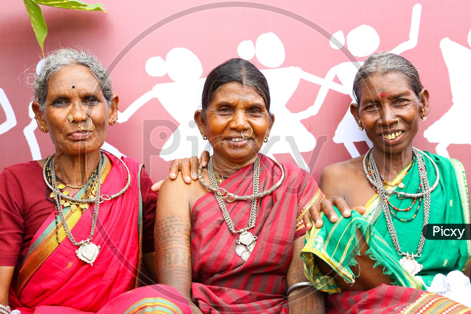 Portraits Of Tribal Woman With Smile Face