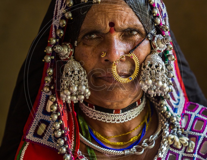Portrait Of An Tribal Woman