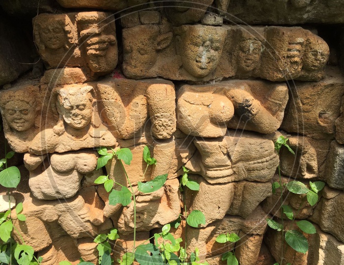 Stone Sculptures At Indian Hindu Temples