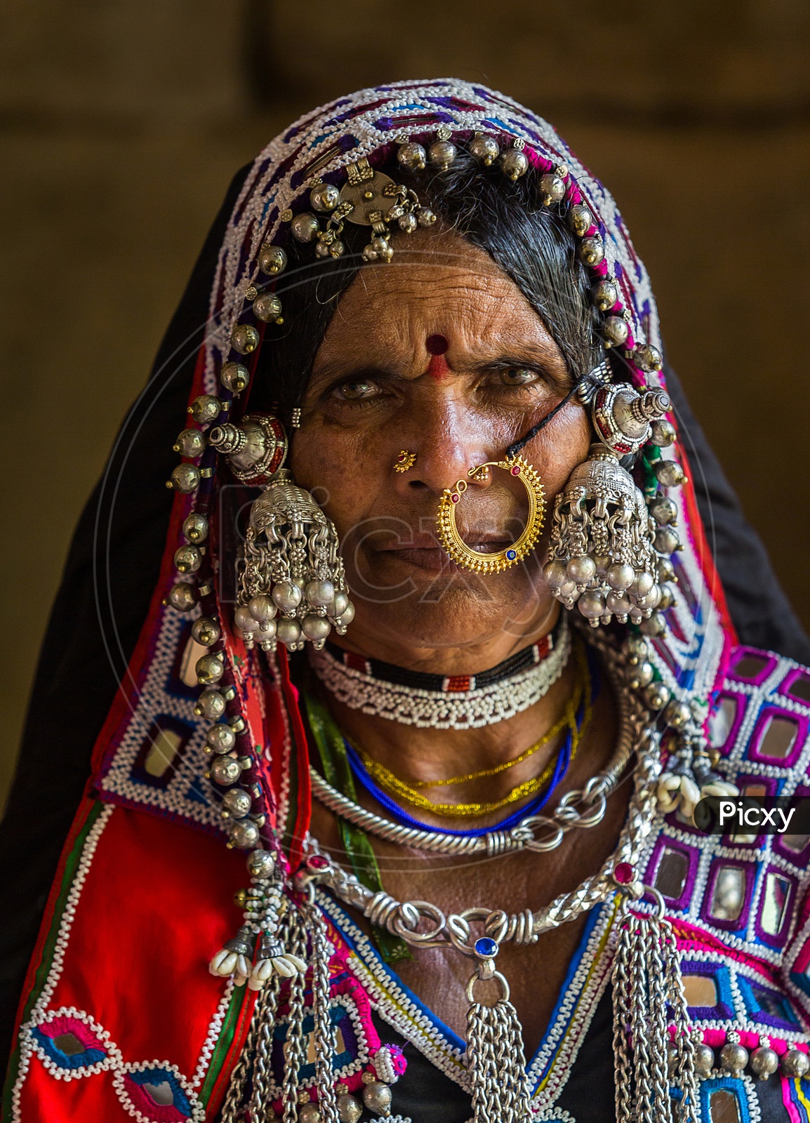 Portrait Of An Tribal Woman