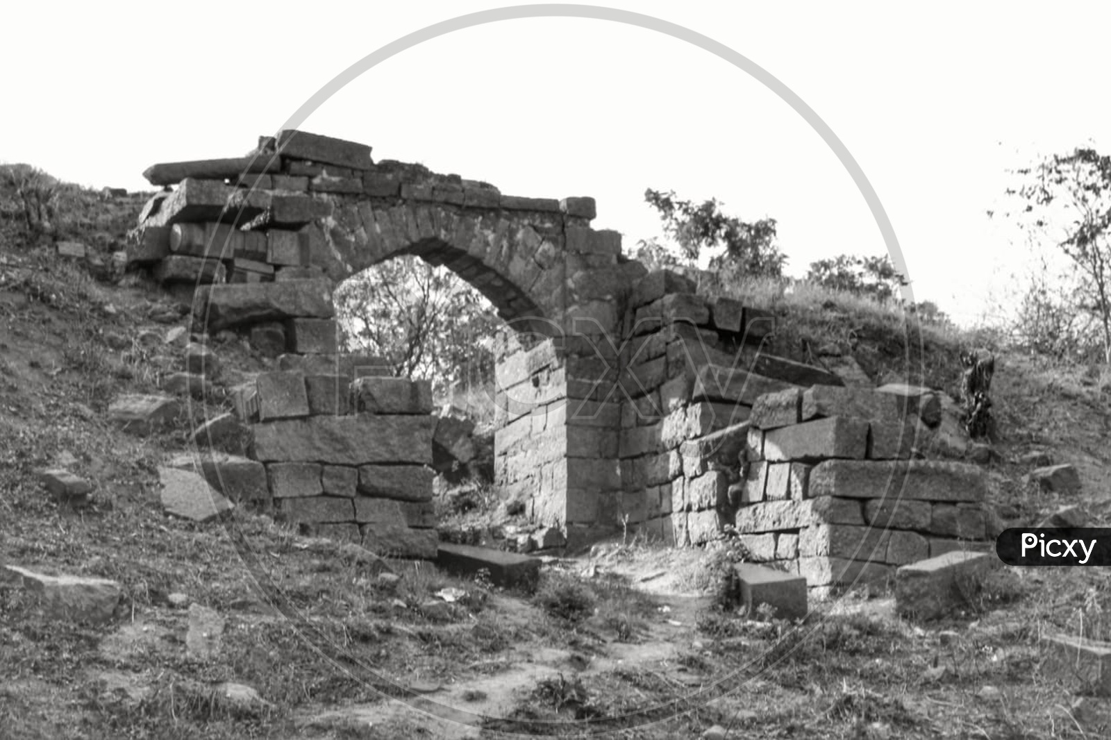 Old  Ruins  Of Ancient Temples Built During Kakathiya Dynasty In Warangal