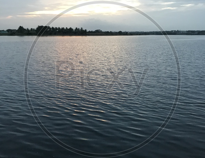 Kelavarapelli Reservoir in Tamil Nadu