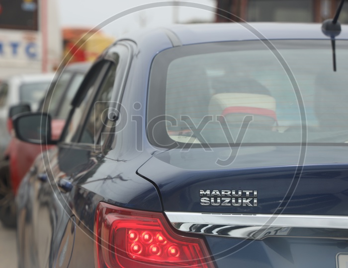 Maruti Suzuki  Car on Roads Closeup