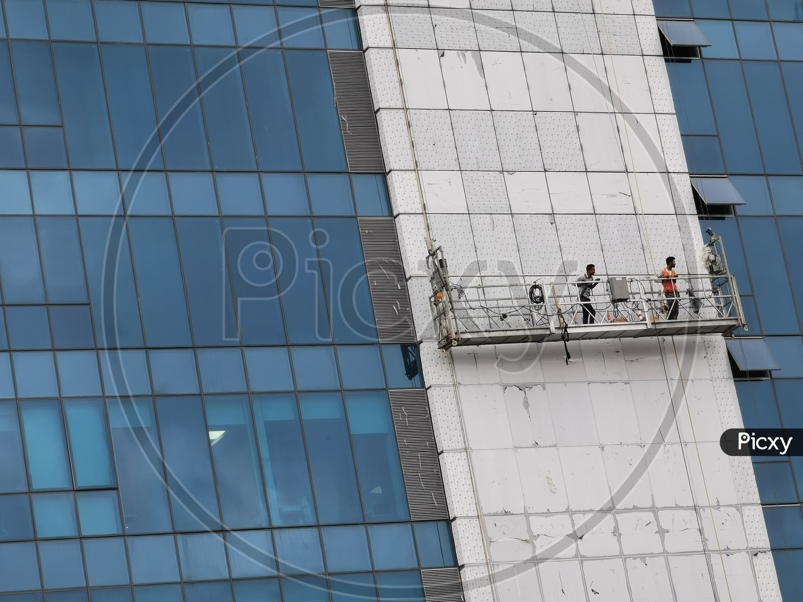 Workers  At Corporate Companies Facade