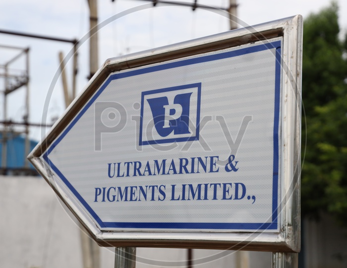 Ultramarine & Pigments Limited  Name Board