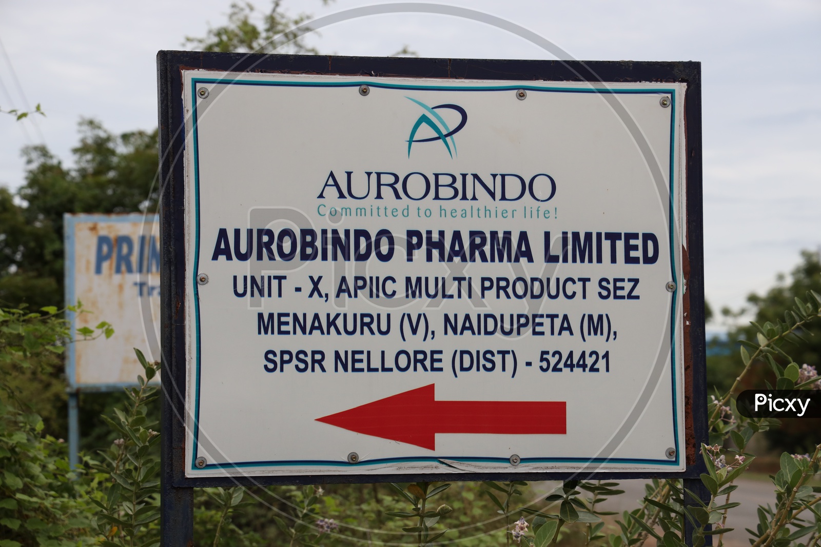 Aurobindo Pharma Limited  Name Board