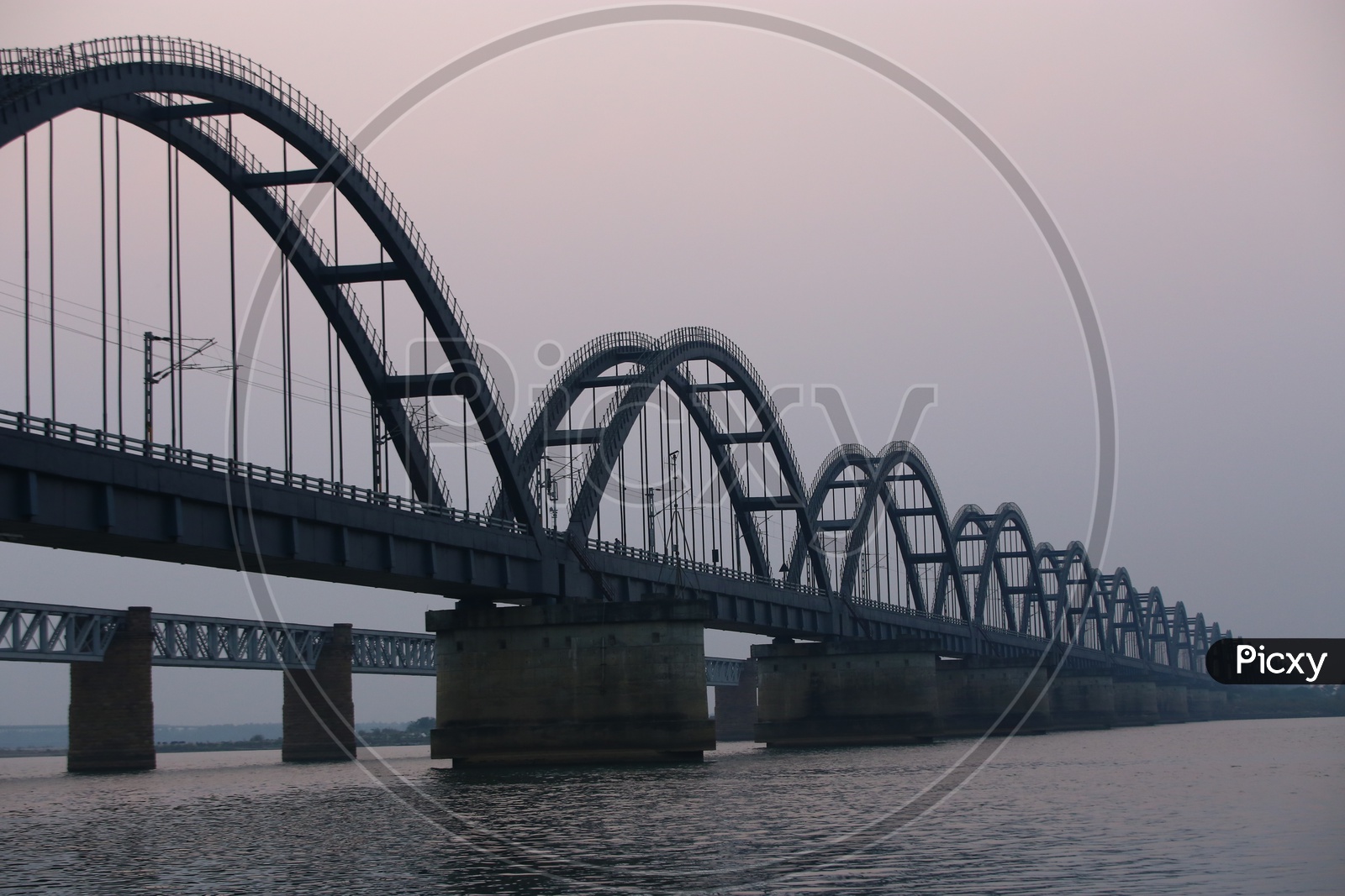 Rajahmundry Arch Bridge  over River Godavari