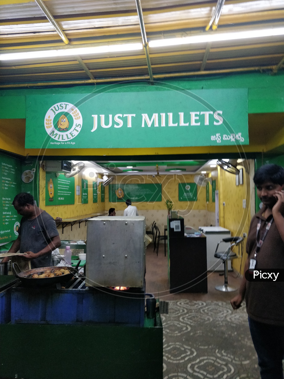 Just millets shop which has organic food