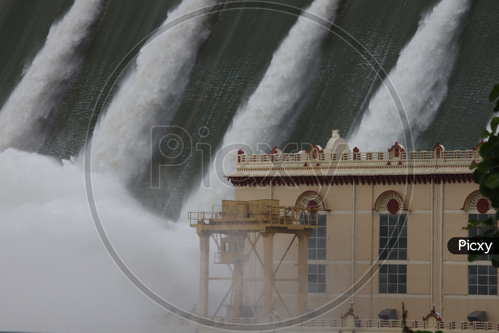Nagarjuna Sagar Dam Gates Opened Water Gushing Due To Heavy Floods