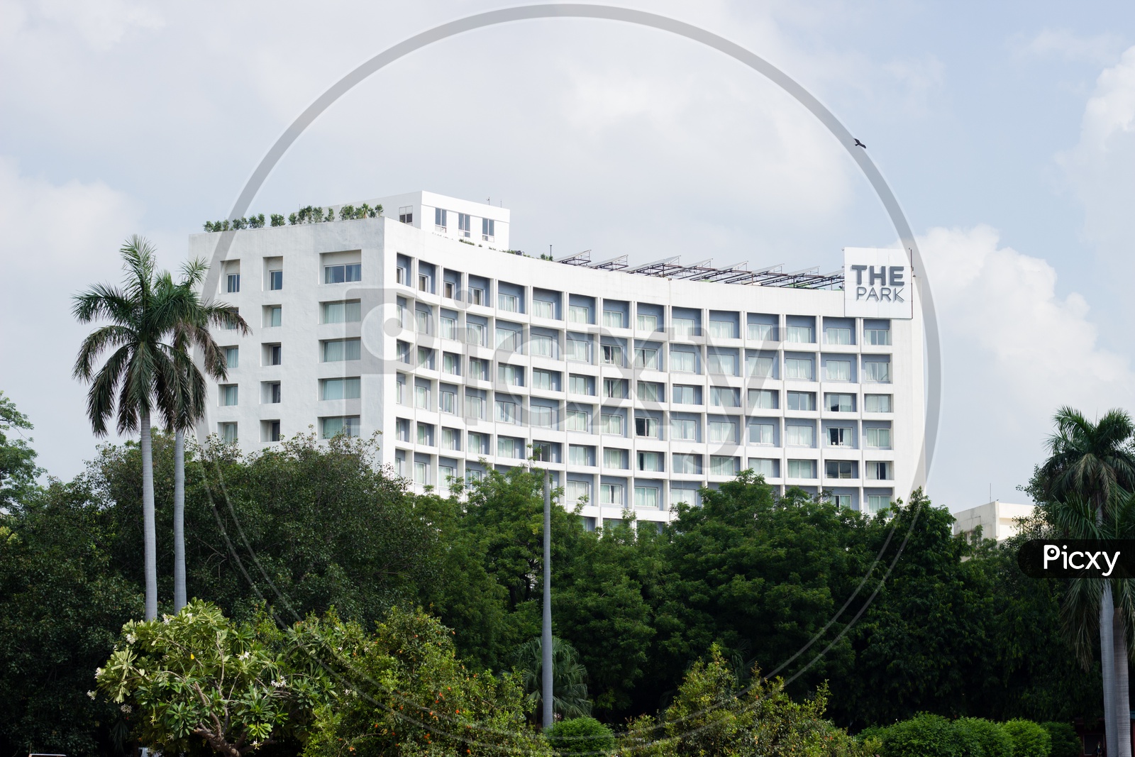 The Park hotel in New Delhi as seen from Jantar Mantar