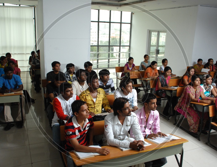 Indian Students in Class room