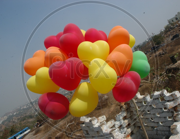 Heart or Love Shaped Balloons