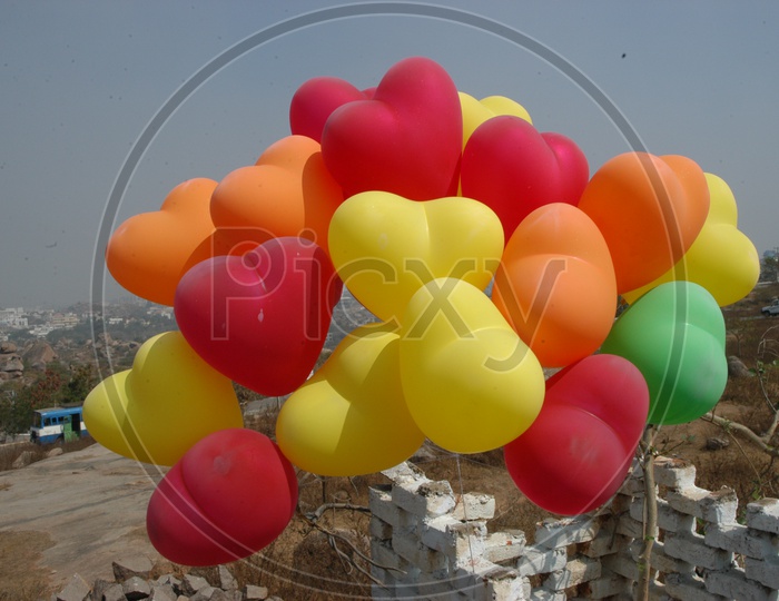 Heart or Love Shaped Balloons
