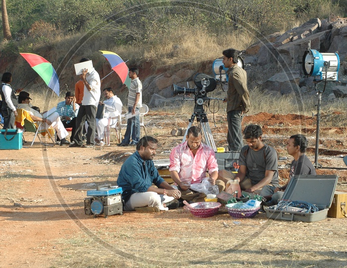 Telugu Movie working stills