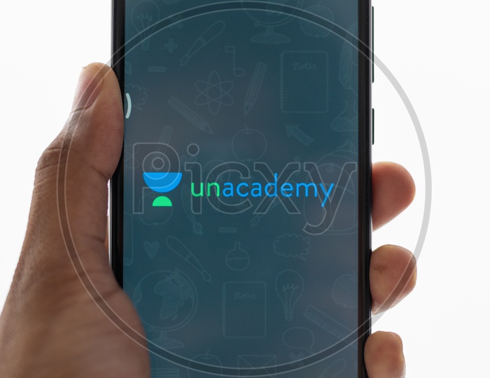 Unacademy application on smartphone