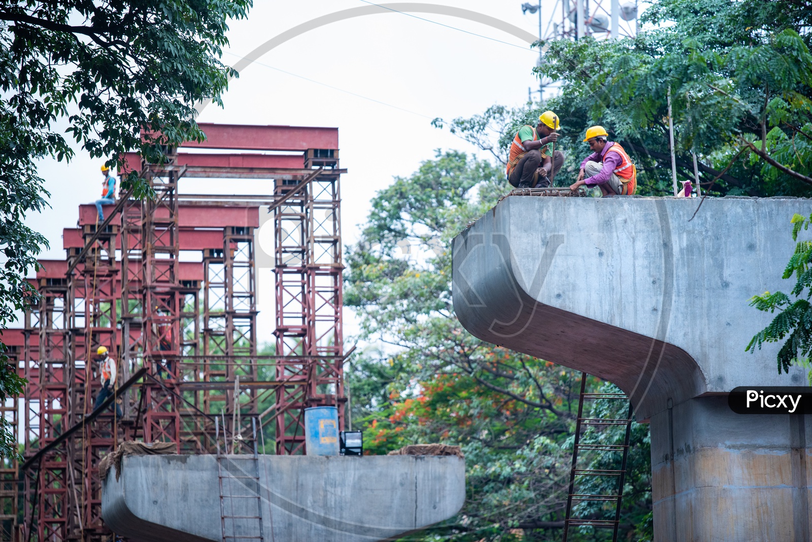 BBMP, Bruhath Bengaluru Mahanagara Palike, Simpex Infrastructures Ltd Project for Elevated Corridor (Flyover) Construction from Ejipura to Kendriya Sadan
