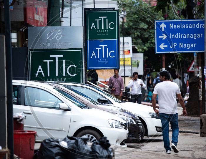 City information sign boards in Bangalore