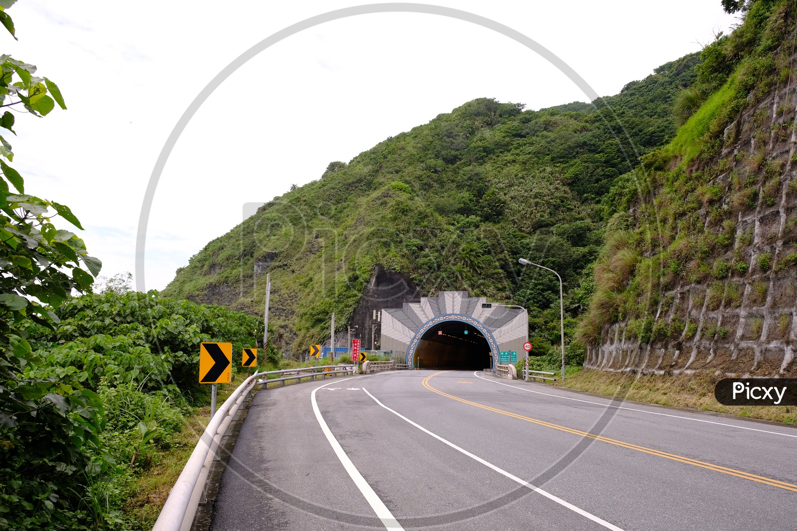 Tunnel through Mountains