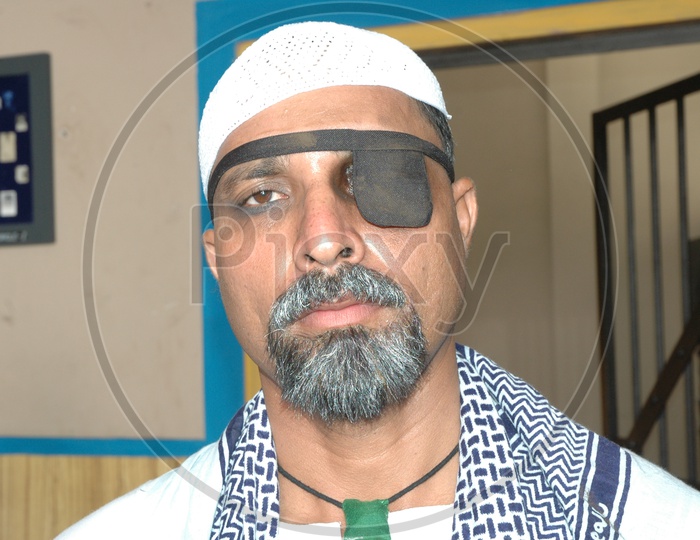 Muslim Man in Police Station