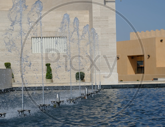 Water Fountain in Katara Cultural Village