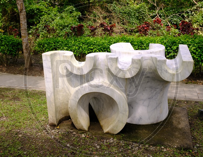 Rock Shapes in a Park, Taiwan
