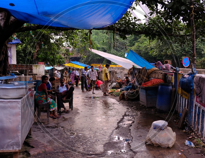 Vegetable Market in a Narrow Streets, Howrah