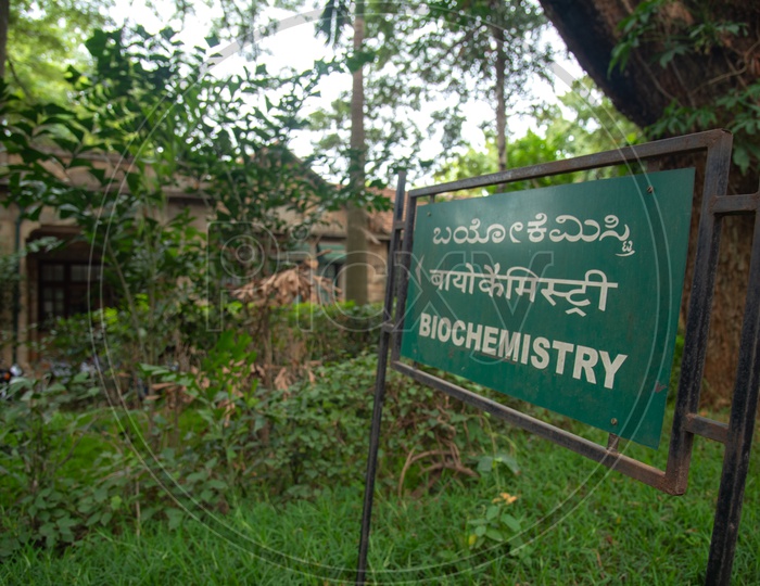 Bio Chemistry Department in Indian Institute of Science, Bangalore