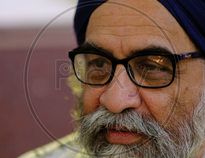 Portrait Of a Sikh Man