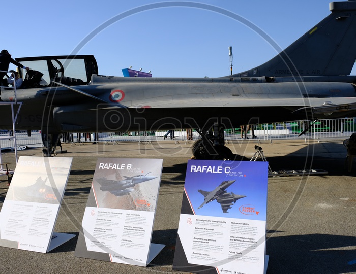 Dassault Rafale Multirole Fighter Aircraft At Bangalore Aero India Show 2019