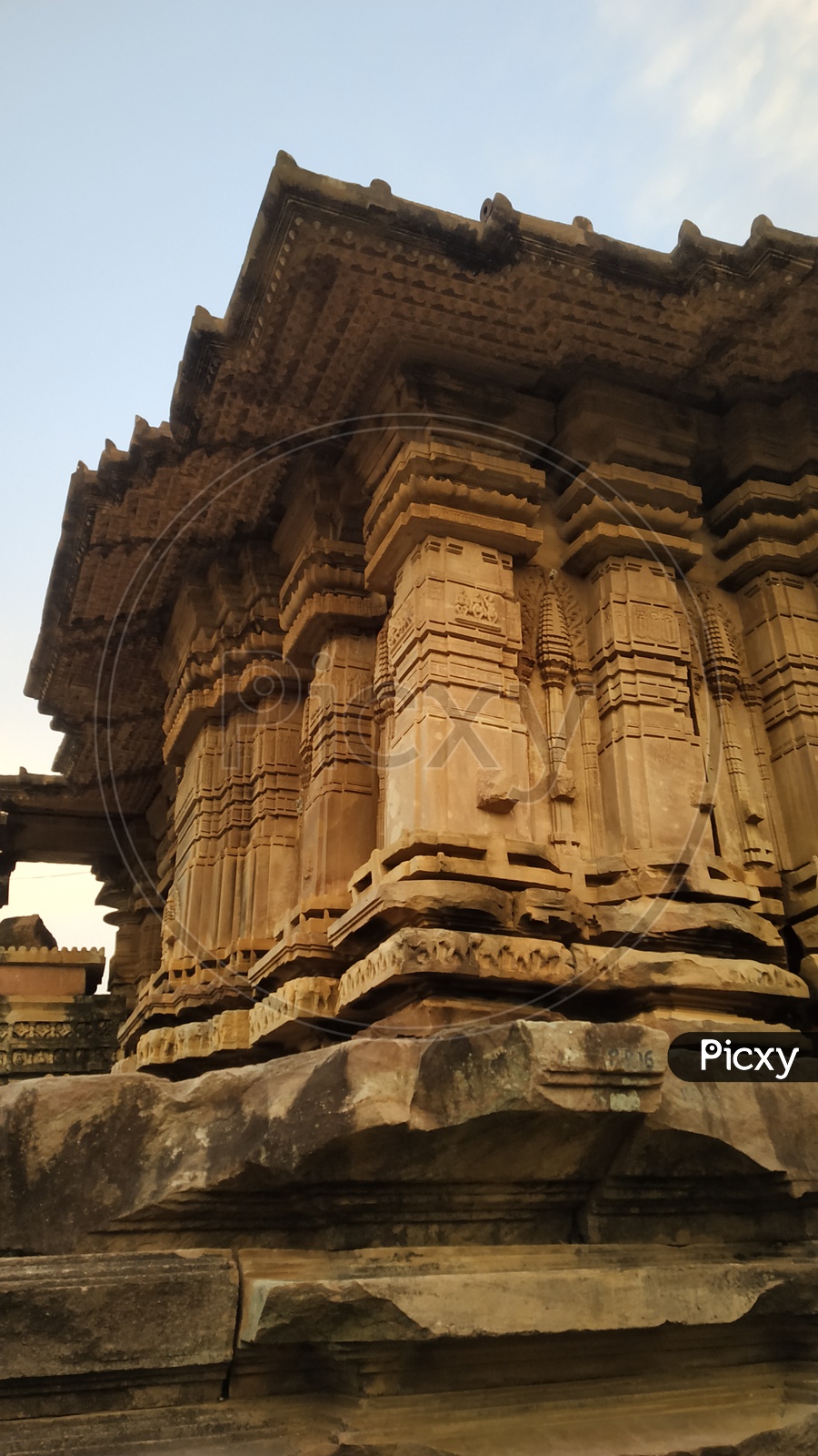 Architecture Of Ancient Temple With Stone In Warangal