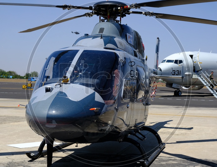 HAL Light Utility Helicopter at Bangalore Aero India Show 2019