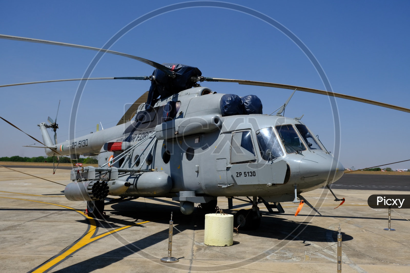 Indian Air Force Mi-17 V5 Helicopter at Bangalore Aero India 2019