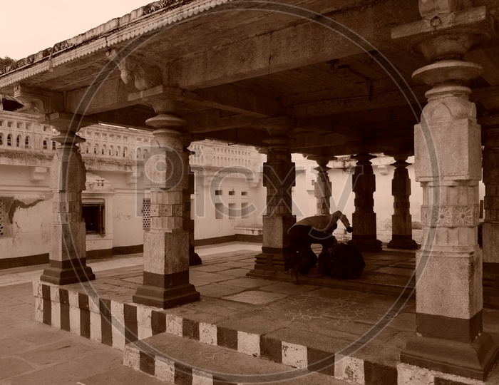 Mandapas in Hindu Temples With Pillars