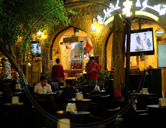 An Arabic Restaurant in Qatar