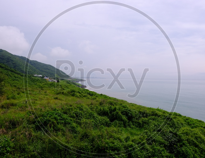 Beautiful Beach View from Balcony at Hualien City