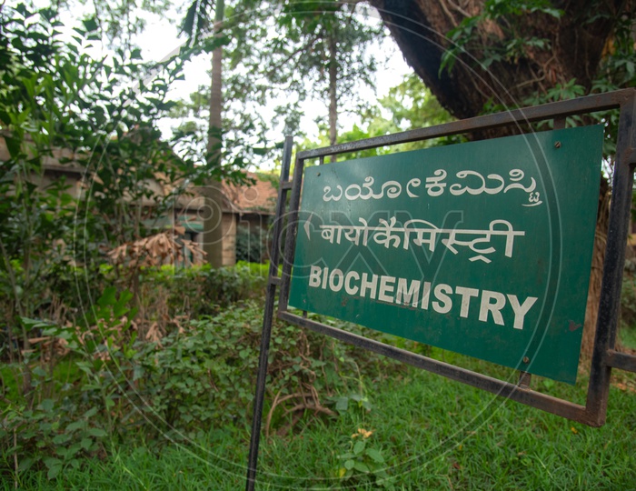 Bio Chemistry Department, Indian Institute of Science,Bangalore