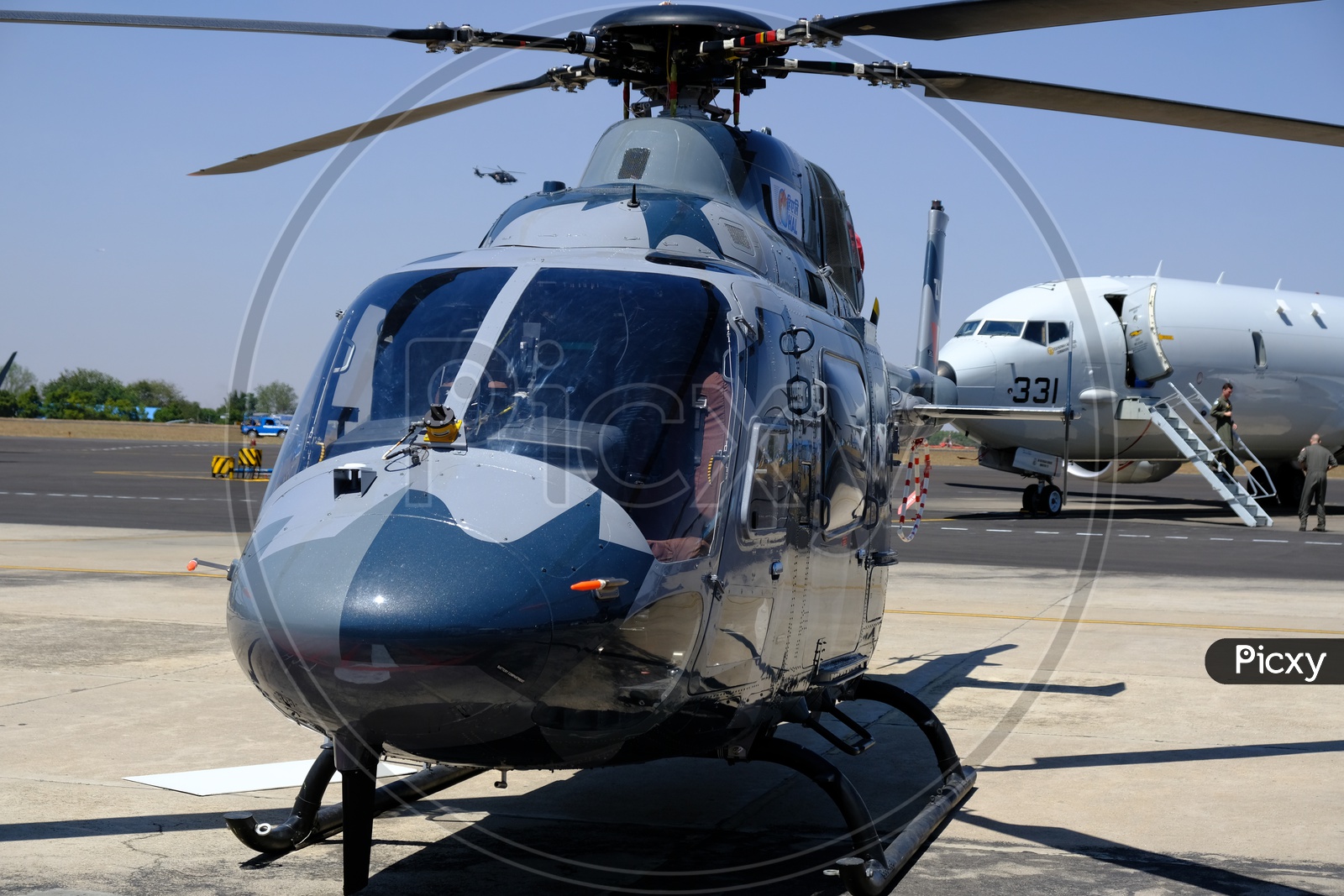 HAL Light Utility Helicopter at Bangalore Aero India Show 2019