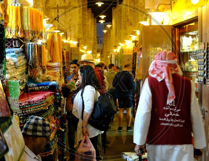 Street Market in Qatar