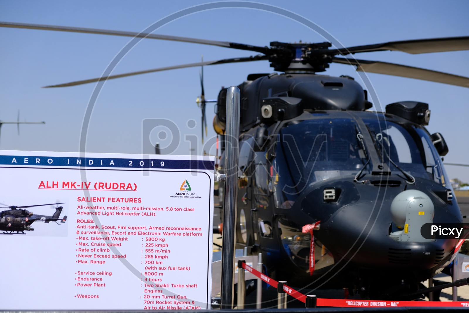 HAL Rudra is the Armed Version of ALH Dhruv at Bangalore Aero India Show 2019