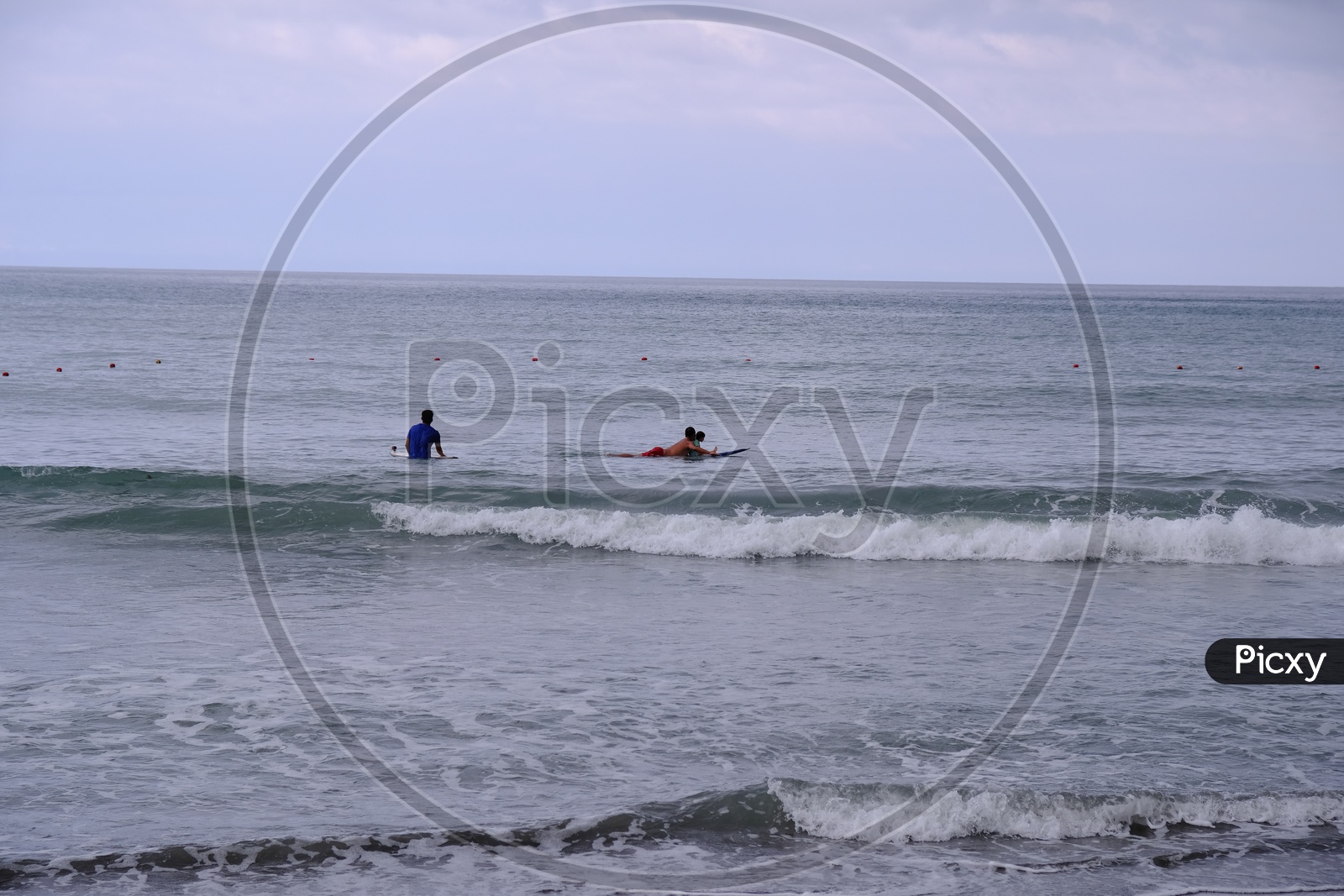 People Surfing in Dulan Beach, Taiwan