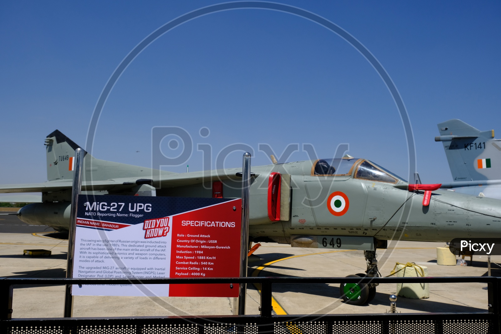 Indian Air Force Mig-27 UPG at Bangalore Aero India 2019