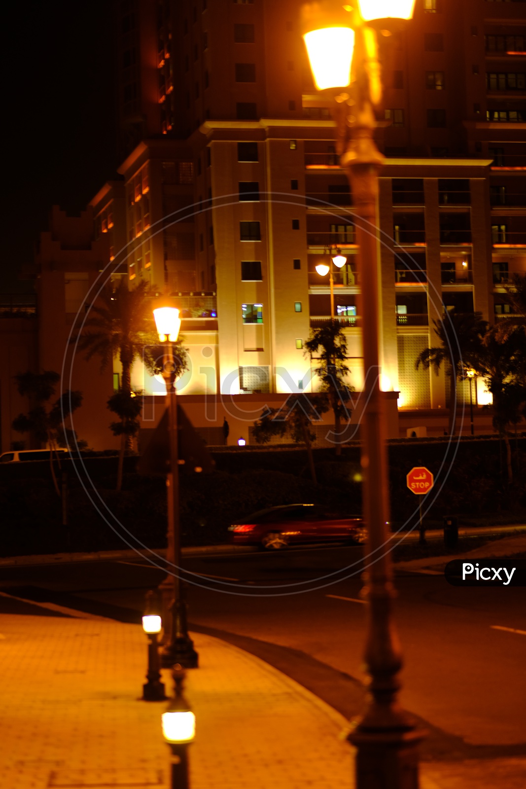 Street lights of Qatar