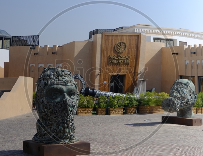 Sculptures in Katara Cultural Village